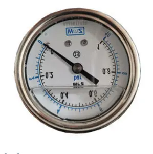 Medidor de pressão digital radial, manômetro de água e ar, medidor de pressão de óleo e água hidráulica