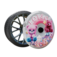 <strong>Best</strong>-<strong>Selling</strong> Bearbrick-Themed ABS <strong>Rim</strong> Covers | Multi-Color Customizable | Universal Fit for All Cars