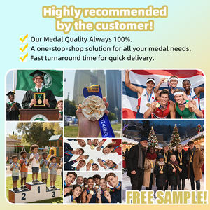 Druck medaille aus China <span class=keywords><strong>Factory</strong></span> Free Design Metall handwerk Medaille Anpassung Laufen Rennen Goldmedaille Souvenirs - Product Image 3
