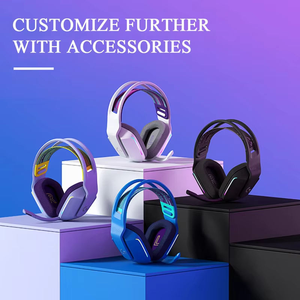 Casque sans fil <span class=keywords><strong>Logitech</strong></span> G733 LIGHTSPEED, casque de jeu léger à double zone RGB, autonomie de la batterie de 29 heures, écouteurs pour jeu professionnel - Product Image 6