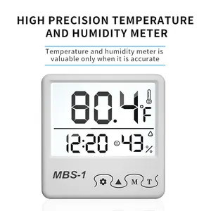 Комнатный термометр и датчик влажности с монитором температуры и влажности, многофункциональный цифровой гигрометр, комната
