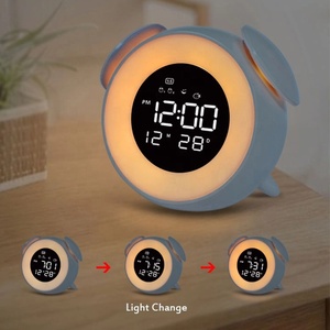 2026 Hot Selling <strong>Bedside</strong> Sunset Simulation Kids <strong>Alarm</strong> Music <strong>Clock</strong> Wake up Desk <strong>Clock</strong> Light Changing <strong>Alarm</strong> <strong>Clock</strong> - Product Image 2