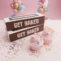Ventes chaudes - Boîtes en carton blanc personnalisées avec logo imprimé en CMYK, avec poignée et fenêtre pour l'emballage de gâteaux, boîte de boulangerie