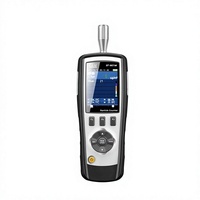 Compteur de particules portatif, moniteur de qualité de l'air, écran LCD couleur TFT, thermomètre, hygromètre, détecteur HCHO