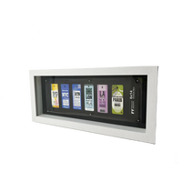 Moderne 7x15 MDF Ombre Boîtes Velours Conseil Profond En Bois Verre Vitrine Photo Cadres DIY 3D Paysage Échantillon Gratuit Plexiglas