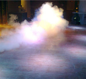 Macchina del fumo LED RGB da 1500W controllabile DMX512, luci da palco a emissione bianca per matrimoni, feste, DJ e spettacoli in discoteca - Product Image 3