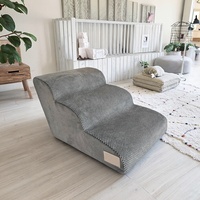 Escalier gonflable pour chien, amovible et lavable, en mousse à mémoire de forme, antidérapant et stable, protège les articulations de l'animal, pente de lit