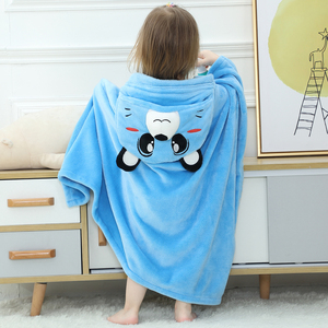 Michley-bata de baño con capucha para bebé, <span class=keywords><strong>manta</strong></span> con estampado de dibujos animados, forro polar infantil - Product Image 4