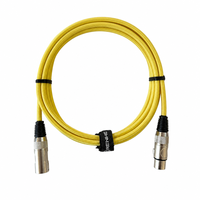 Câble de microphone XLR mâle-femelle OEM RH-X045 avec blindage spiralé, gaine en PVC, conducteur en cuivre sans oxygène