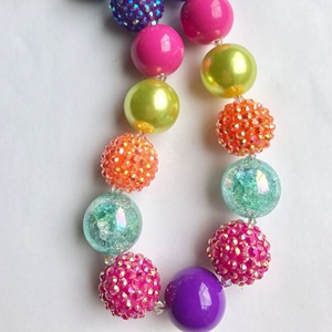 Cuentas acrílicas sueltas de alta calidad, 100 unidades, de 20 mm, para pulseras, collares, pendientes, llaveros y bolígrafos DIY - Product Image 5