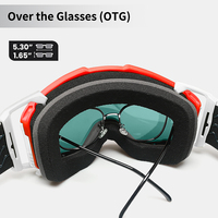 Lunettes de motocross OEM MX anti-buée, lunettes de moto tout-terrain avec verres magnétiques, système tear-off/roll-off, logo personnalisé