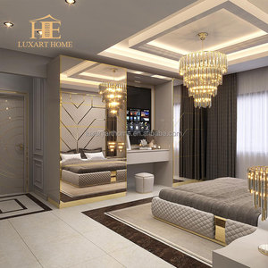 Arredamento di Lusso per Camera da <span class=keywords><strong>Letto</strong></span> Testiere Moderne Pannelli Murali Adesivi in Tessuto per Sfondo <span class=keywords><strong>Letto</strong></span> <span class=keywords><strong>Matrimoniale</strong></span> King Size per Hotel - Product Image 5