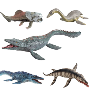 ของเล่นรูปสัตว์ยุคก่อนประวัติศาสตร์แบบจูราสสิกเหมือนจริงไดโนเสาร์โครนอซอรัสโมซาซอรัส dunkleosteus plesiosaur พลาสติก - Product Image 1