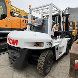Montacargas Usado de Fabricación Japonesa TCM FD70 FD100 7 Toneladas 10 Toneladas Montacargas Diésel FD200 FD150 TCM de Segunda Mano en Venta - Product Image 2