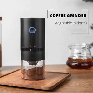 Small Cordless <b>Mini</b> Coffee Bean Grinder Portable <b>USB</b> Electric Rechargeable Coffee Grinder for Coffee Bean - Product Image 5