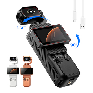 180 °   กล้องพกพา Gimbal Lens ขนาดเล็ก 30fps กล้องวิดีโอขนาดพกพา 1080P กล้องวิดีโอดิจิตอลสำหรับถ่ายภาพ - Product Image 1