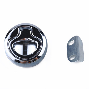 Zinc Alloy Door Lock Replacement Kit For <b>Car</b> <b>Trailer</b> Toolbox Inner Mounting Flat Lock With Screws And Gasket - Product Image 5