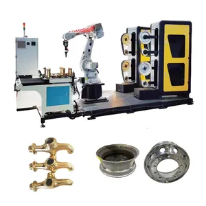 New Buffing Machine Robotic Automatic Clip Polishing Grinding Machine For Aluminum Rims Utensils Faucet Buffing