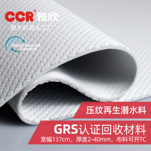 Recycled Tarpaulin <b>Fabric</b> <b>Medium</b> Weight Embossed PVC Coated Woven 100% Polyester Eco-Friendly Apparel Sportswear - Product Image 5