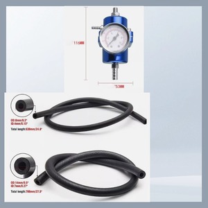 วาล์วซูเปอร์ชาร์จเจอร์น้ำมันเชื้อเพลิงสี่ทาง Haofa ขนาด 116 มม. สีน้ำเงิน อะไหล่ปรับปรุงเพิ่มประสิทธิภาพเทอร์โบชาร์จ - Product Image 1