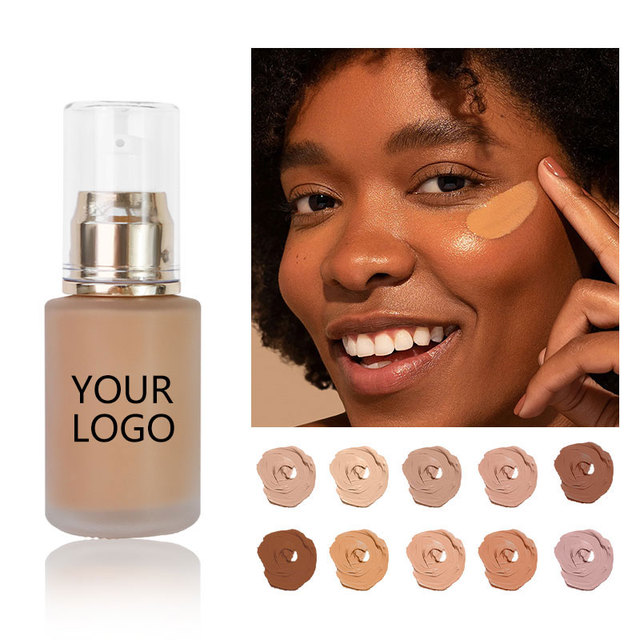 Cosmetics Waterproof DIY Tube High Quality Waterproof Full Coverage Face Makeup Product Liquid Foundation for All Skin