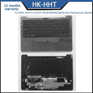 Clavier HK-HHT pour <span class=keywords><strong>SONY</strong></span> <span class=keywords><strong>VAIO</strong></span> Fit 13A SVF13N Clavier rétroéclairé avec repose-poignets en espagnol latin - Product Image 3
