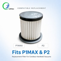Filter Penyedot Debu Efisiensi Tinggi, Aksesori Filter HEPA yang Dapat Digunakan Kembali untuk Penyedot Debu Genggam P1MAX P2