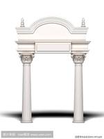 Colonne décorative de style européen en EPS, pilier extérieur de villa en polystyrène léger, imperméable et personnalisé pour façade de bâtiment