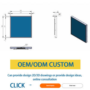 32 אינץ קיר מרוכבים קיר מרוכבים נמתח מסך מרובע אנימציית עבור חנות קמעונאית שירות עצמי רכבת התחתית שירות עצמי - Product Image 4