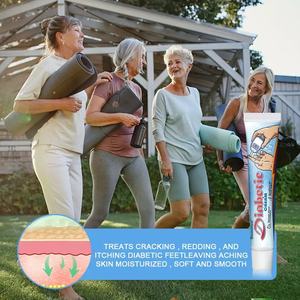 Crème diabétique à base de plantes naturelles de haute qualité-Apaise la peau sèche et démangeaisons associée au diabète, douce pour un usage quotidien - Product Image 5