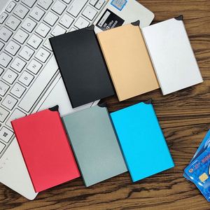 กระเป๋าสตางค์แบบมินิมอลพร้อมระบบป้องกัน RFID ช่องใส่บัตรด้านหน้าพร้อมสายรัดนิรภัย จัดเก็บบัตรและเงินสดได้หลายช่อง - Product Image 6