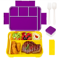 Boîte à lunch pour adultes Boîte à bento Boîtes à lunch étanches pour enfants Réutilisable On-the-Go Boîte à lunch saine pour la famille