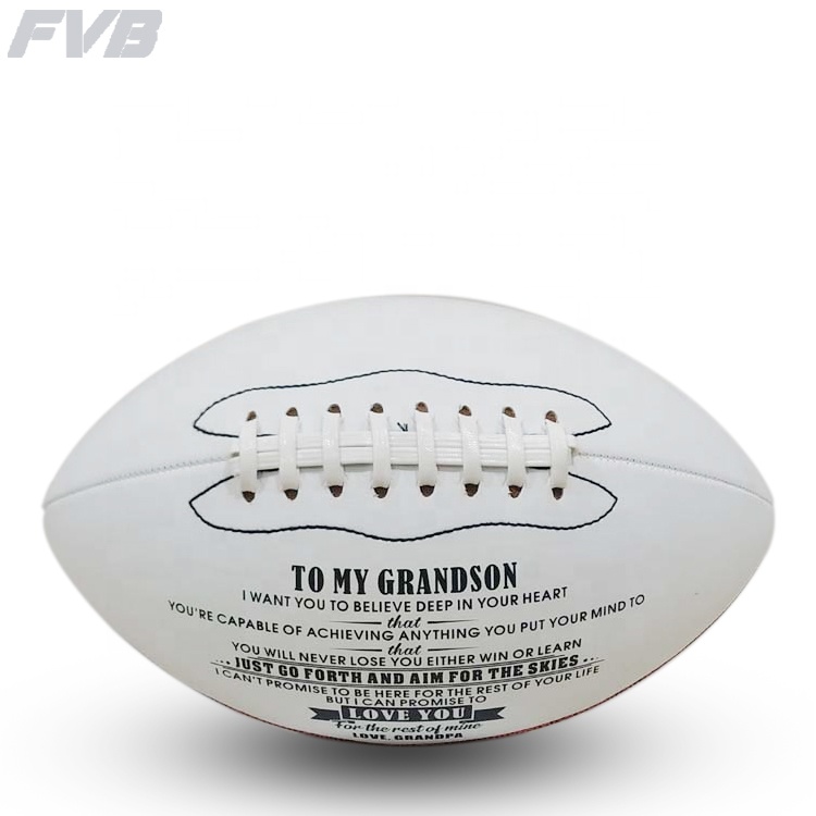 OEM дропшиппинг рекламный подарок Белый Автограф мяч Официальный Размер AF9 футбол