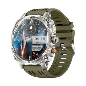 Reloj Deportivo Táctico HKSF V95 para Exteriores, Pantalla HD de 1.75'', Linterna, Batería de 800 mAh, Llamadas Inalámbricas, 8773EWE-VP, Chip Único de Modo Dual - Product Image 1