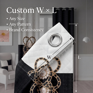 <span class=keywords><strong>Cortinas</strong></span> Opacas de Lujo <span class=keywords><strong>con</strong></span> Aislamiento Térmico y Reducción de Ruido, Diseño Inspirado en Diseñadores, Estampadas de Alta Gama, OEM ODM 100% - Product Image 3