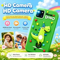 Mini Telefono Cellulare con Registrazione Foto e Video HD, Fotocamera, Schermo Touch, Smartphone Educativo Multifunzionale per Bambini