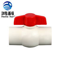 Compression filetée pneumatique de pp d'irrigation de l'eau 1/2 pouces 3/4 pouces OEM de robinet à tournant sphérique de PVC UPVC