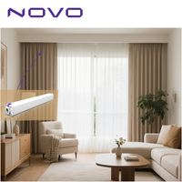NOVO Moteur de rideau électronique horizontal Wifi Tuya Alexa Google Home pour rideaux en tissu et stores de chambre et balcon N21