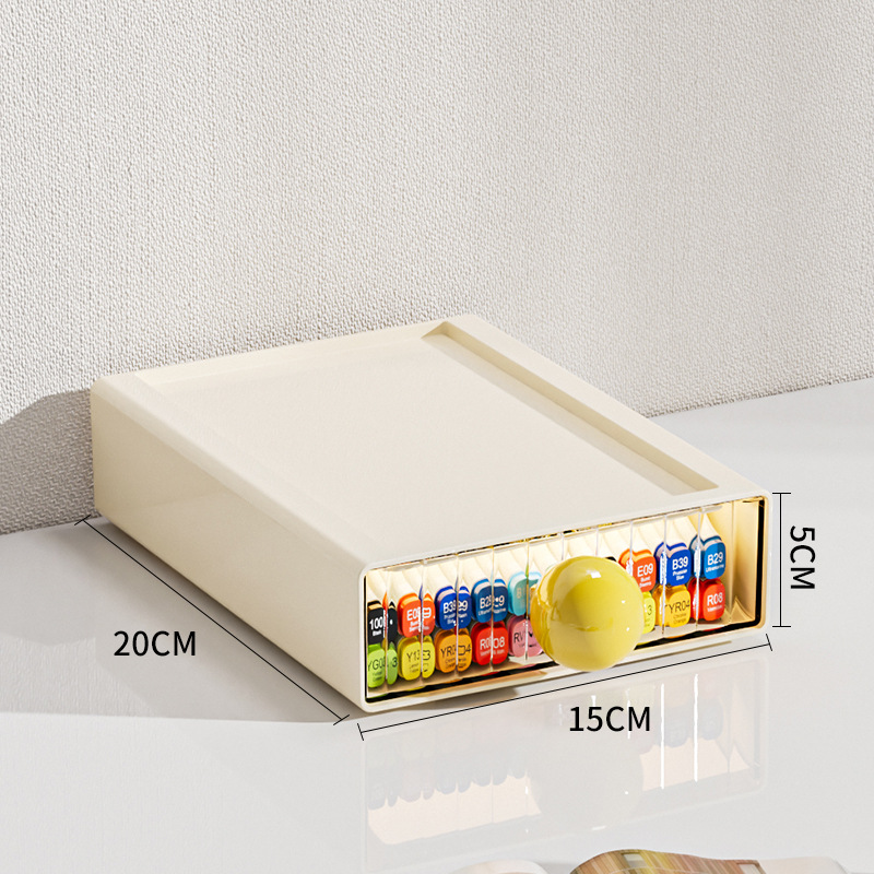 Small yellow storage box with handle [20*15*5]