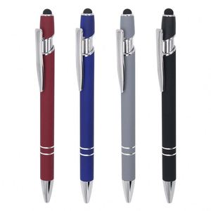 High Quality Promotional 2-in-1 Multi-function Soft Touch Screen <b>Pen</b> New Ball for Stylus and Custom Logo Metal Ballpoint <b>Pens</b> - Product Image 5
