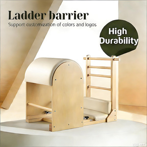 Vente en gros usine : Reformer de yoga en bois de chêne blanc écologique pour la maison et la salle de sport, modèle Y00367 - Product Image 3