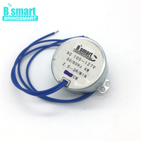 BringSmart TYC-50 110V 220V Micro moteur à courant alternatif à faible vitesse et à faible bruit 50Hz 60Hz moteur synchrone à aimant Permanent moteur à bas régime