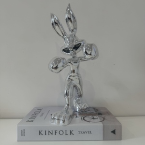 Figurine <span class=keywords><strong>de</strong></span> <span class=keywords><strong>lapin</strong></span> <span class=keywords><strong>de</strong></span> boxe à longues oreilles en résine colorée électroplaquée, style nordique <span class=keywords><strong>de</strong></span> luxe, prête à être expédiée, pour la décoration <span class=keywords><strong>de</strong></span> la maison, du bureau ou du salon - Product Image 5