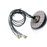 Antenne Hémisphérique Multibande Omni Extérieure Étanche IP65 5-en-1 GPS LTE WIFI avec Fixation à Vis M27