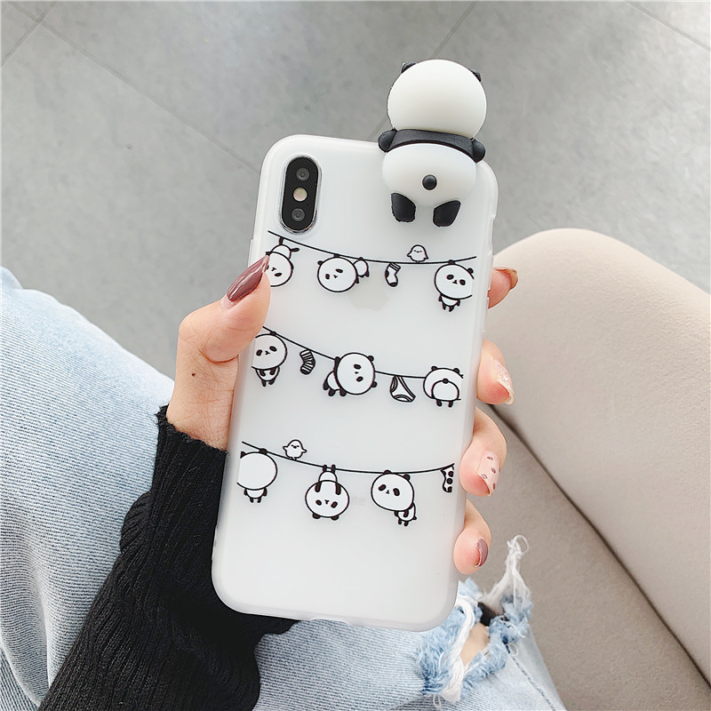 Support De Téléphone Panda Pour Bureau – PVC Antidérapant, Décoratif Et Stable