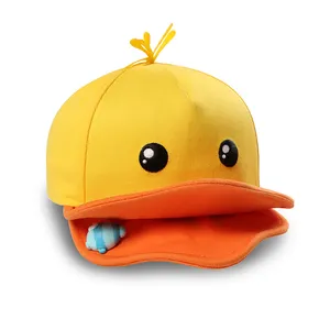 Hot Sell Children Hip Hop Snapback Baseball hat Flat Duckling hat with Custom Logo