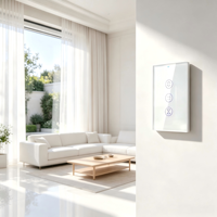 Interrupteur de rideau intelligent durable pour maison connectée, charge maximale 2200W, application Tuya Smart Life, contrôle à distance par minuterie pour villa et appartement