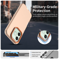 Étui de protection anti-chute et anti-rayures multi-couleurs Macaron, finition mate résistante à l'huile pour Honor 600/600 Pro/600 Lite