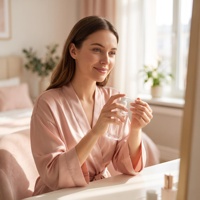 NOUVEAU Flacon pompe cosmétique en verre à parois droites pour crème et maquillage, vide, 30ml, 40ml, 80ml, 100ml