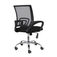 Chaises simples de fantaisie chaises de bureau ergonomiques bon marché chaise d'ordinateur ergonomique en cuir maillé